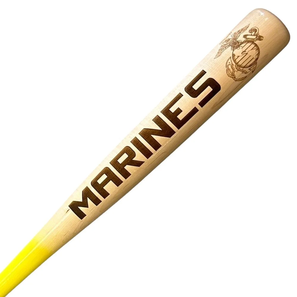 U.S. Marines Laser Engraved Baseball Bat – Official Style Military